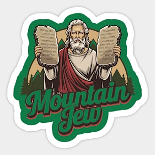 Mountain Jew Holy Art Sticker